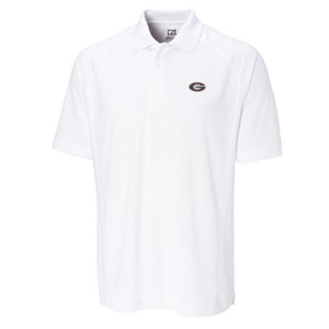Georgia Bulldogs CB DryTec Mogul Polo - White